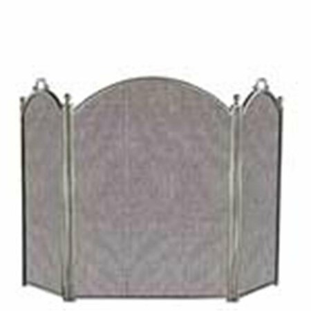 BLUEPRINTS 3 Fold Screen - Satin Pewter - 52in. W x 34in. H BL3263985